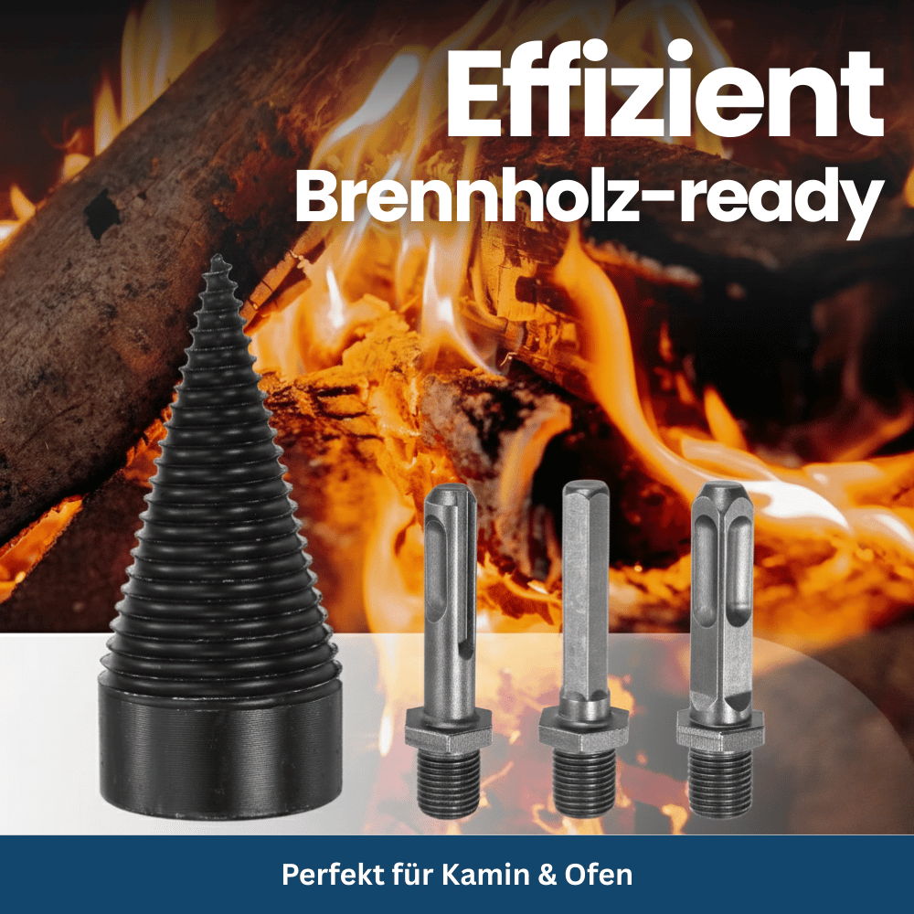 EasyWoodSplit - Universal Drill Bit for Firewood