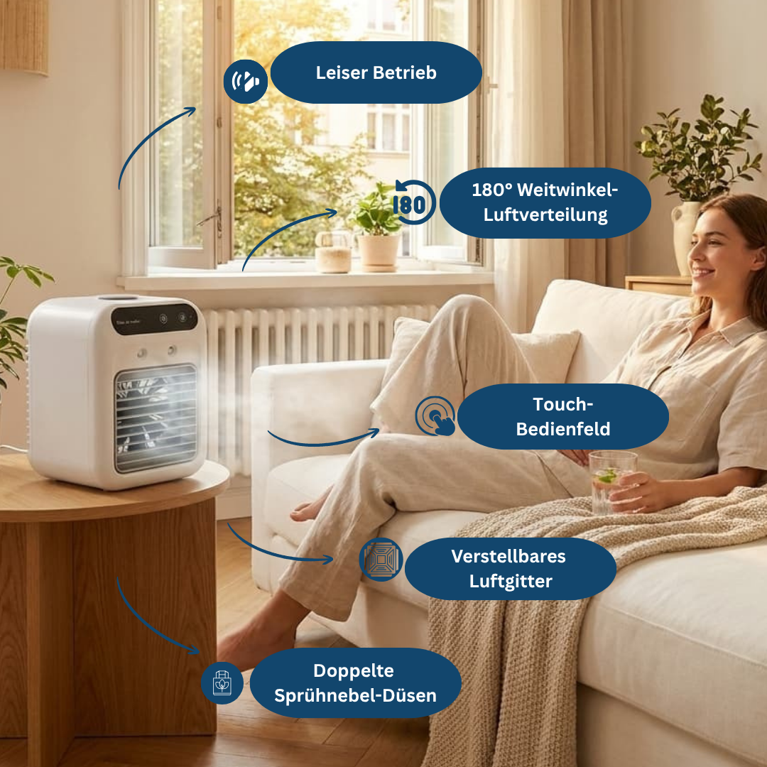 CoolBrise Pro – Premium Portable Air Conditioner