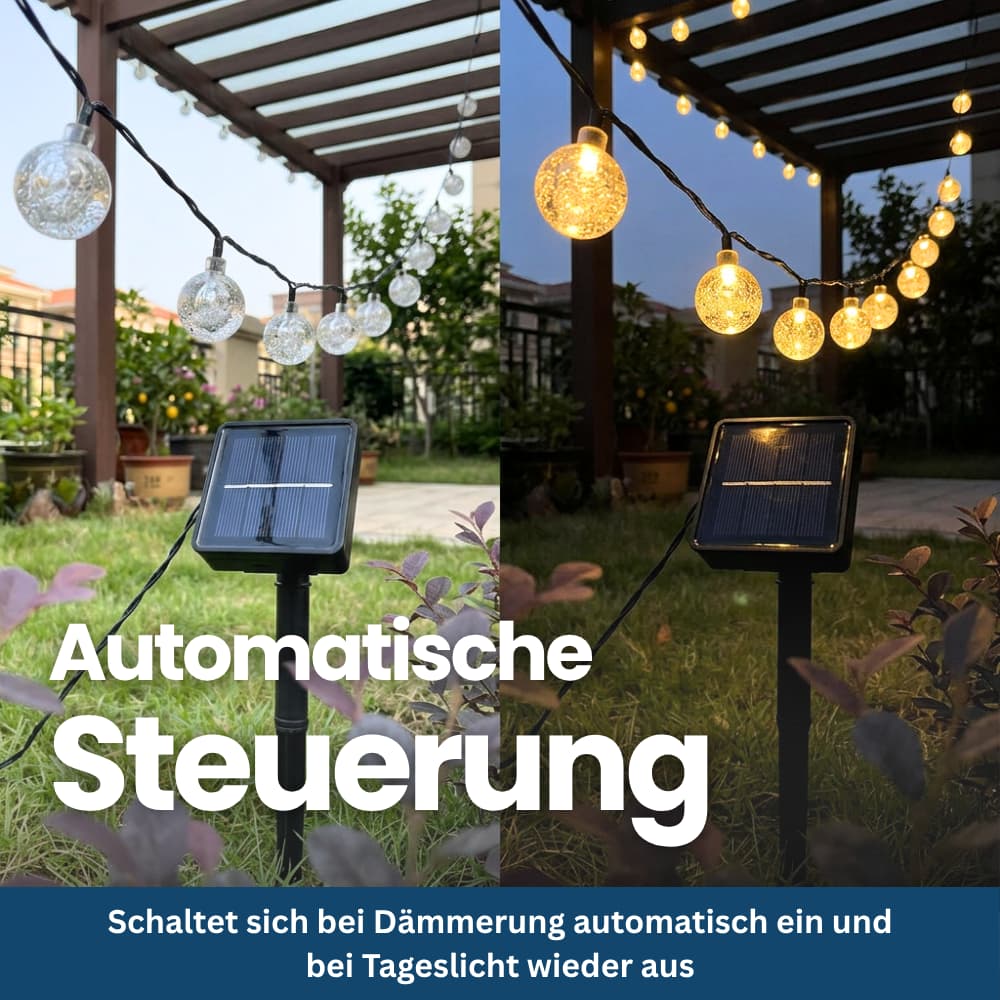 Solar Crystal String Lights