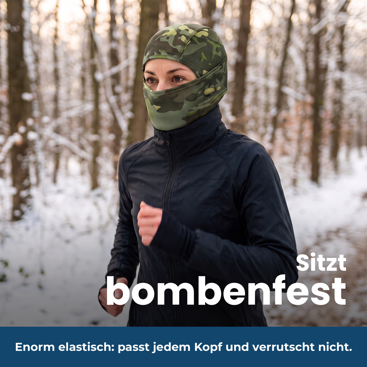 Polar-Fleece Sturmhaube - Sitzt bombenfest