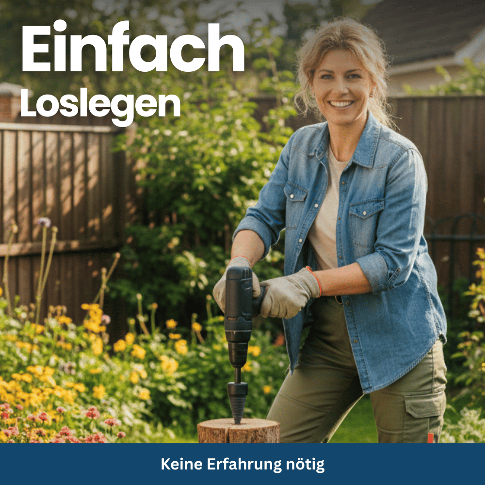 EasyWoodSplit - Universal Drill Bit for Firewood