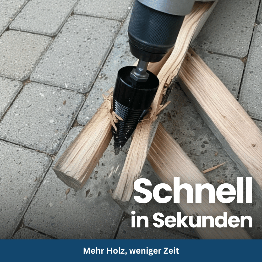 EasyWoodSplit - Universal Drill Bit for Firewood