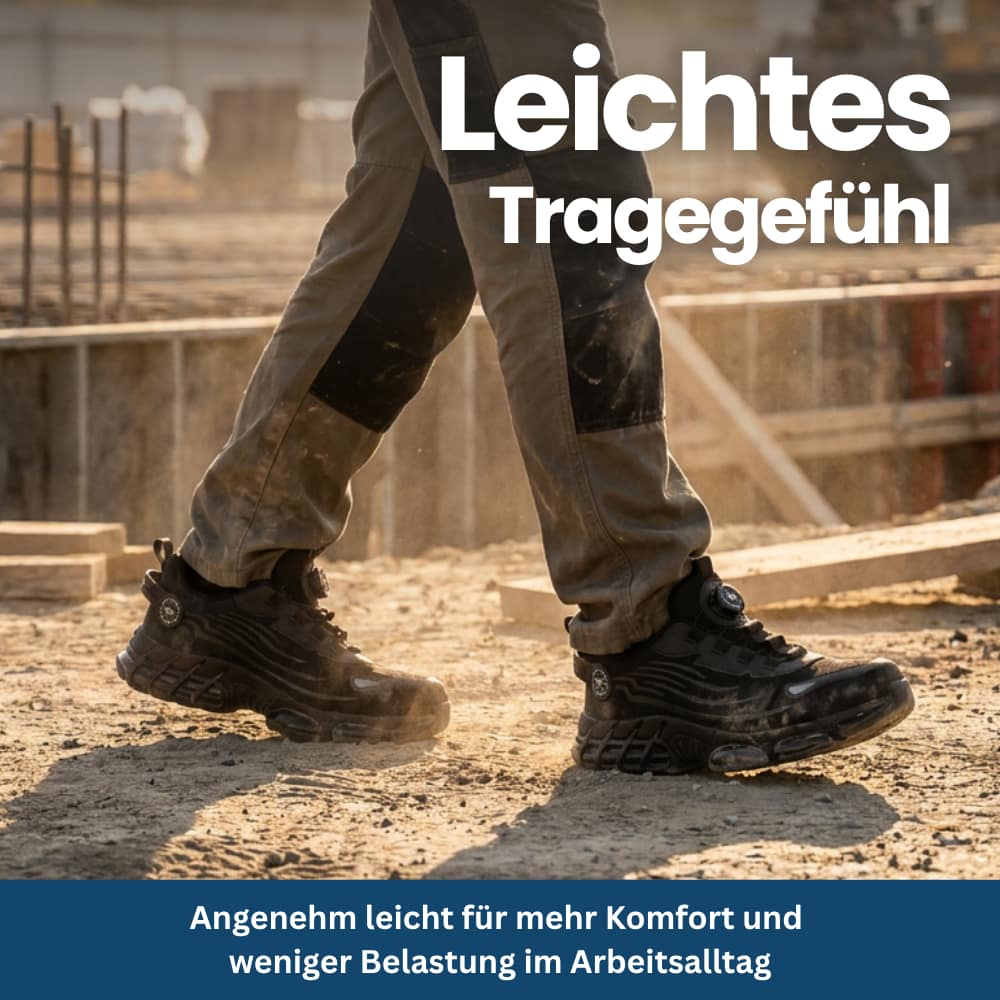 Safety Sneakers with Steel Toe & Dial Closure