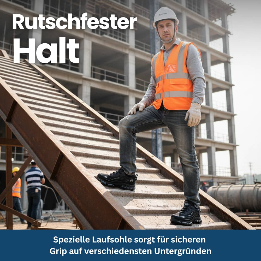 Safety Sneakers with Steel Toe & Dial Closure