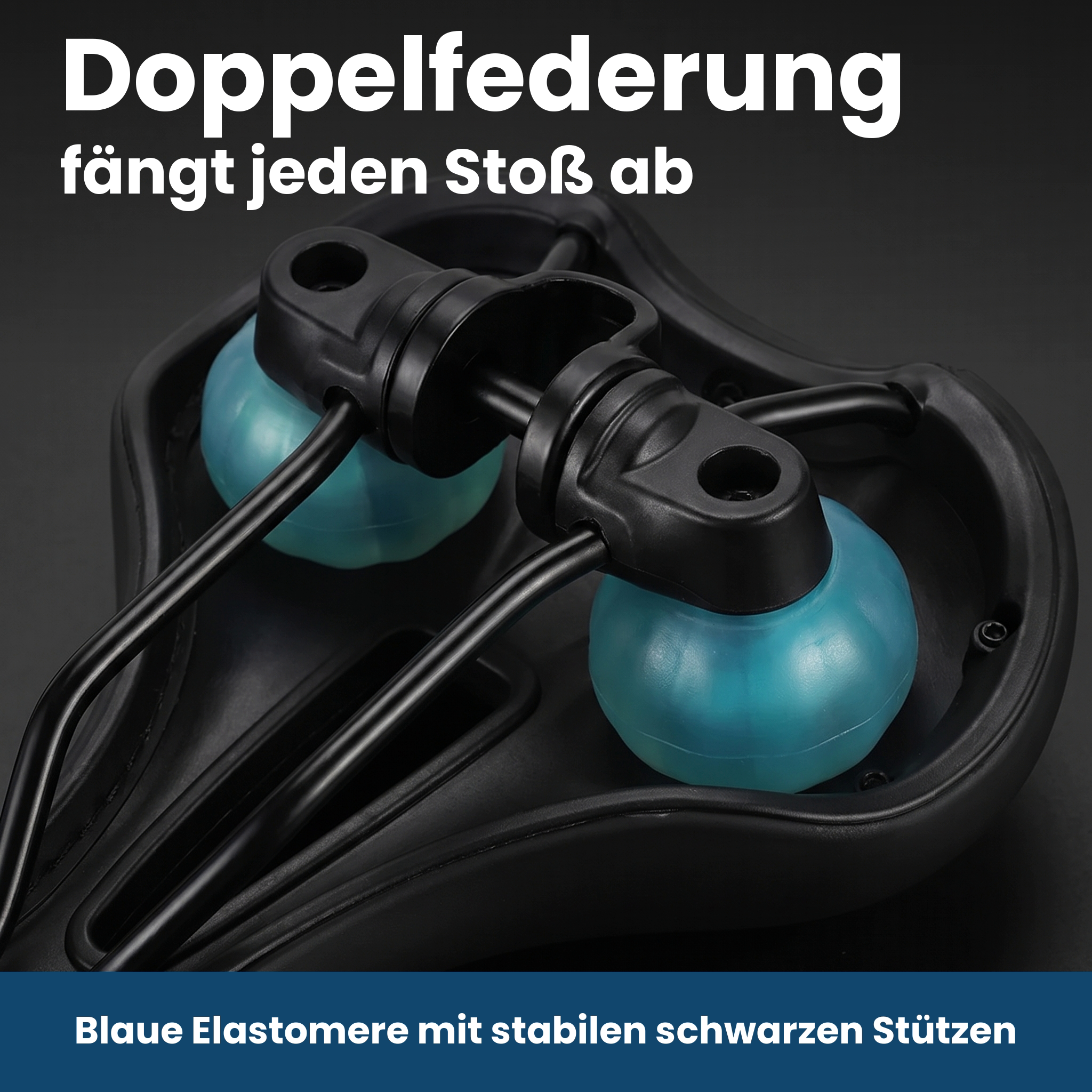 [de] Doppelfederung - fängt jeden Stoß ab