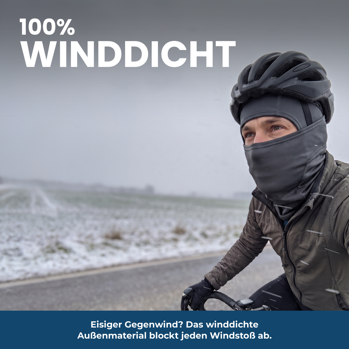 Polar-Fleece Sturmhaube - 100% winddicht