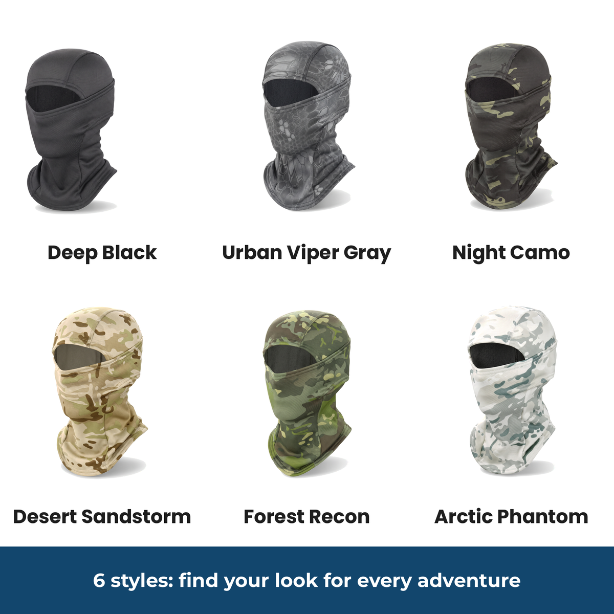 Polar-Fleece Sturmhaube - Alle Farben
