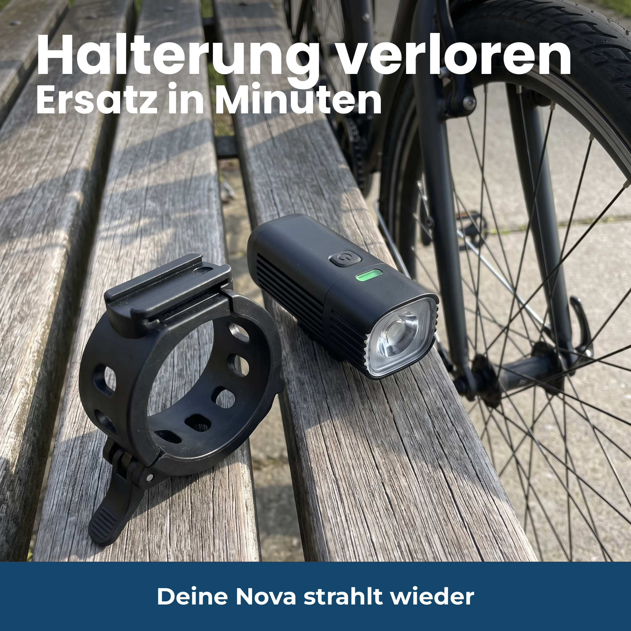 Verlorene Halterung in Minuten ersetzt