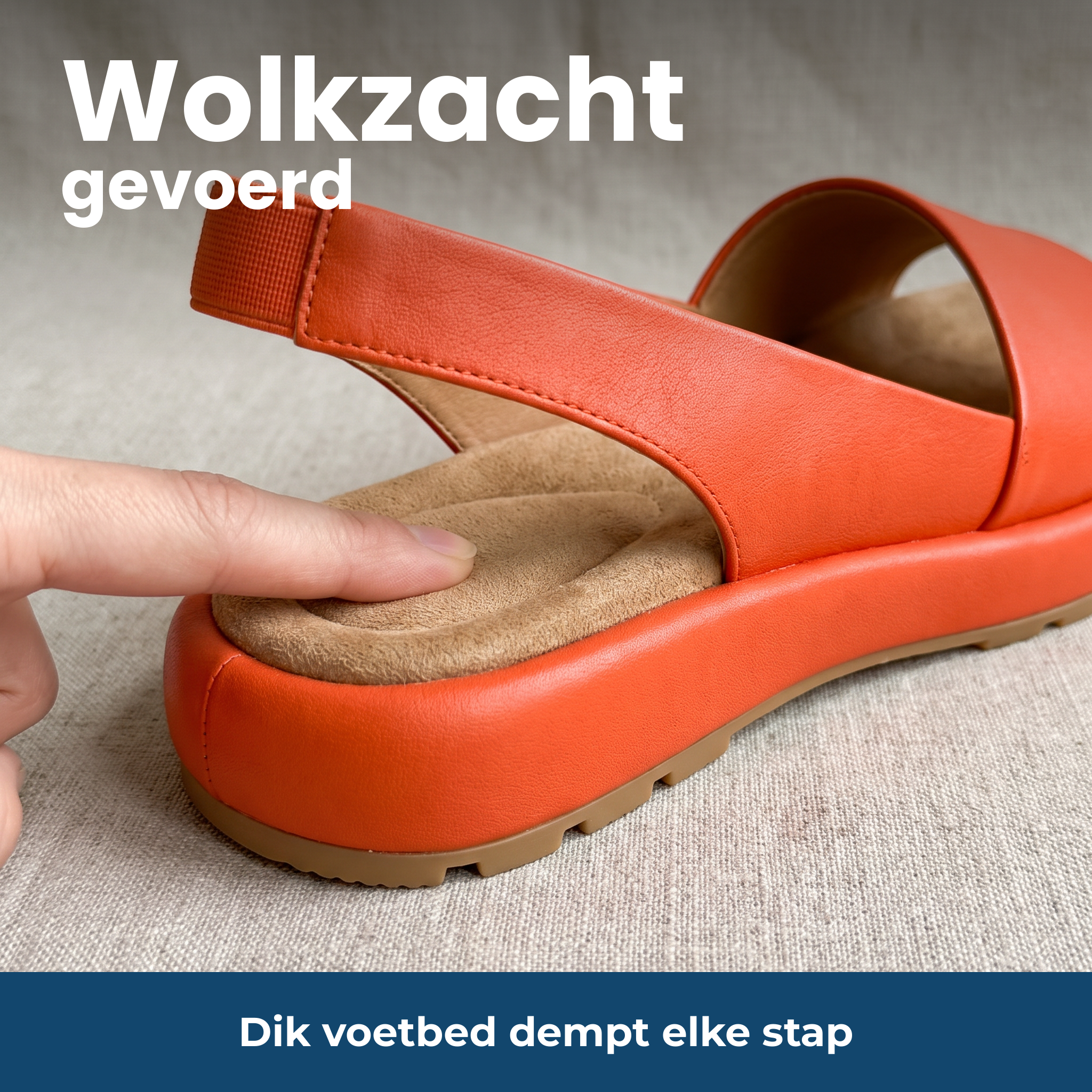 [nl] Wolkzacht gevoerd – Dik voetbed dempt elke stap