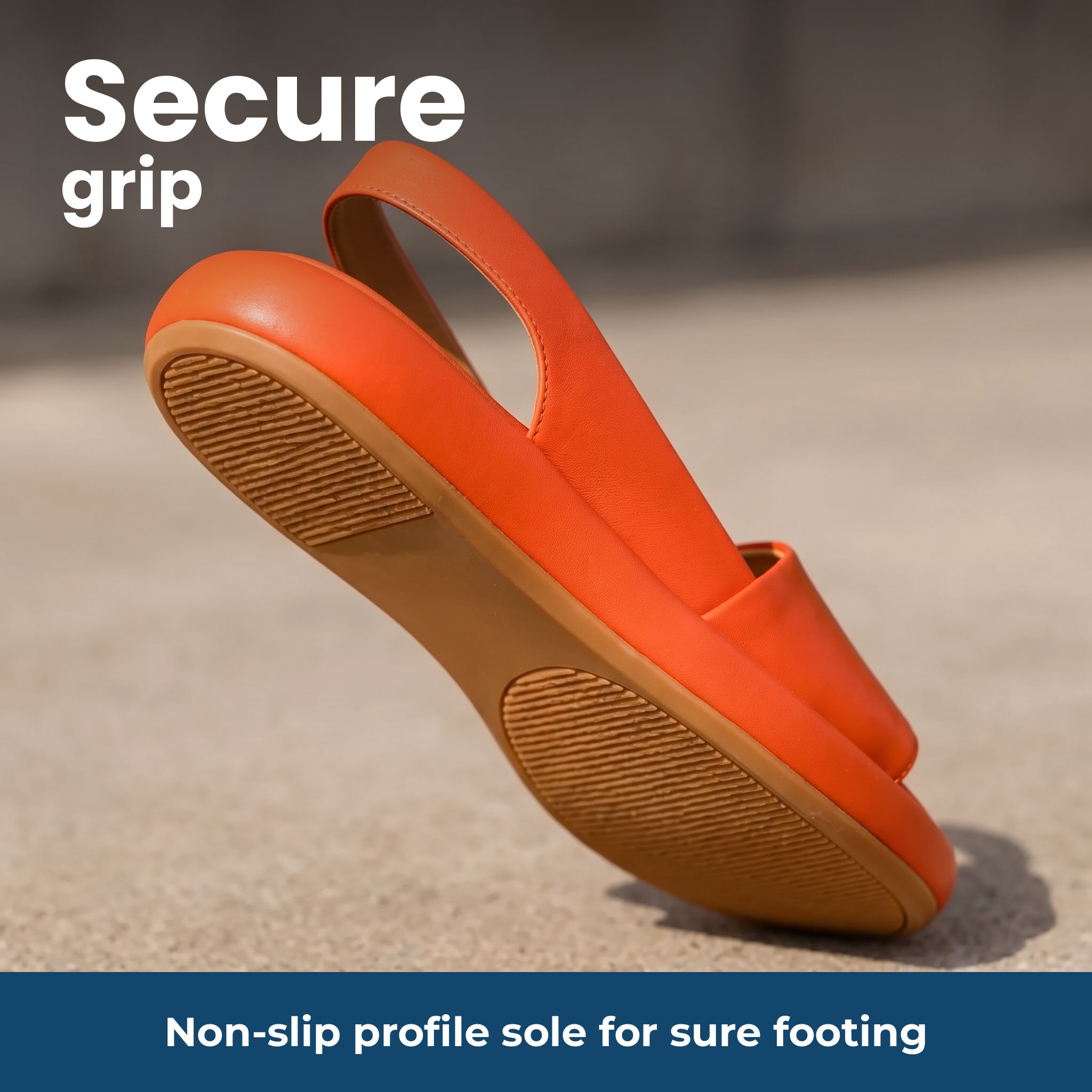 Secure grip – Non-slip profile sole for sure footing
